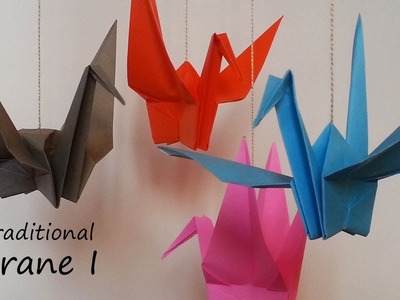 Traditional Origami Crane I: Tutorial