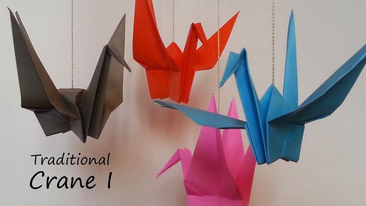 Traditional Origami Crane I: Tutorial
