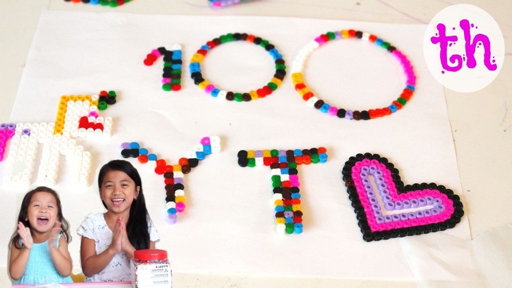 100th Video | Fun Activity with PYSSLA Beads from IKEA | Time Lapse