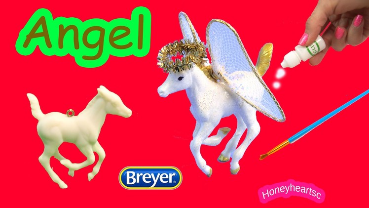 Breyer Holiday Stablemates - Christmas Angel Foal - Ornament Activity DIY Kit Review Video