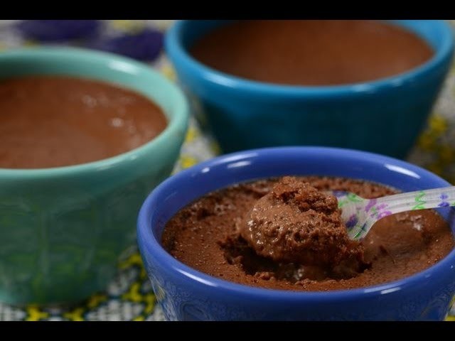 Chocolate Pots de Crème Recipe Demonstration - Joyofbaking.com