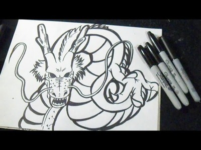 Cómo dibujar un Dragon Graffiti - Shenlong