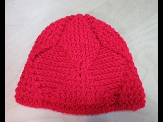 Crochet easy reversible hat for kids. With Ruby Stedman