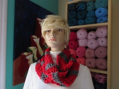 Crochet teenager scarf. With Ruby Stedman