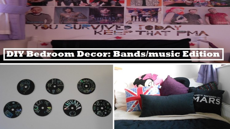 DIY Bedroom Decor: Bands.music Edition