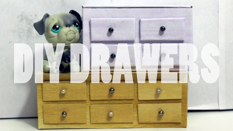 DIY Furniture: How To Make LPS Chest Of Drawers