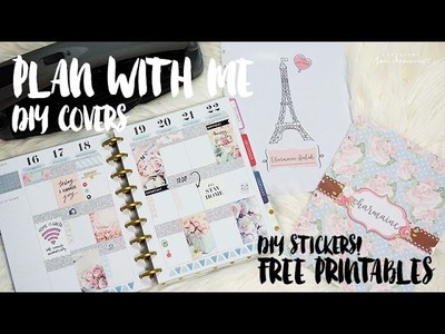 DIY Happy Planner Covers | Plan With Me Sunday! Wk47 | Free Printables | Charmaine Dulak