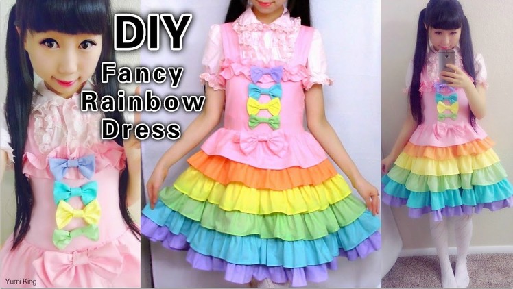 DIY Rainbow Dress: Sewing a Fancy Lolita Dress With me from Scratch
