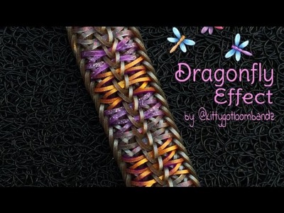 DRAGONFLY EFFECT Hook Only bracelet tutorial