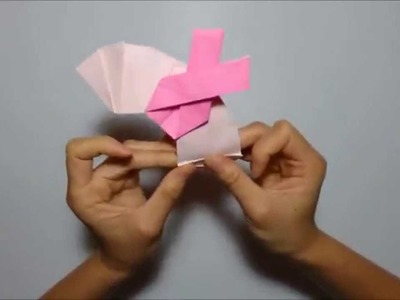[Fold] Origami Awareness Ribbon Angel v2 - 2x speed