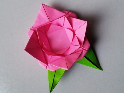 Handmade Paper Flower | Rose Origami | HandiWorks #22
