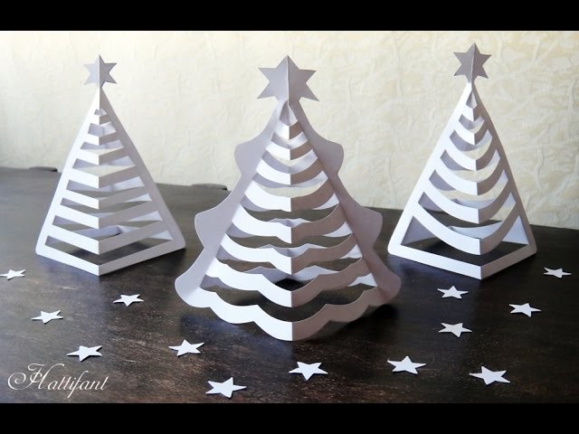Hattifant - 3D Paper Christmas Trees
