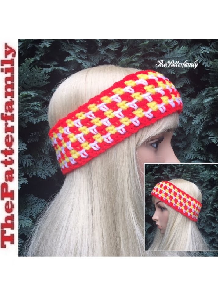 How to Crochet Earwarmers. Headband Pattern #28│by ThePatterfamily