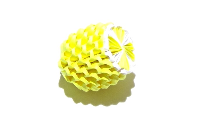 How To Make a 3D Origami Lemon