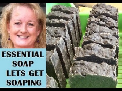 How to make Black African Soap (New Essential Oil Recipe)