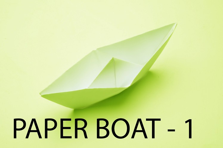 How To Making Paper Boat By Using Paper By Arts & Crafts , Origami