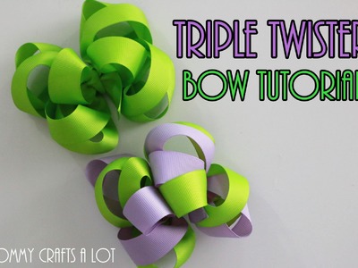 HOW TO: Triple Twister hairbow tutorial (A LOOPY BOW!)