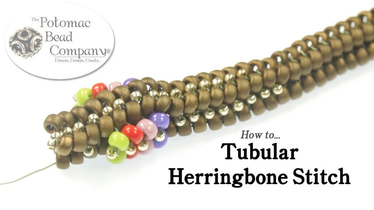 How to - Tubular Herringbone Stitch