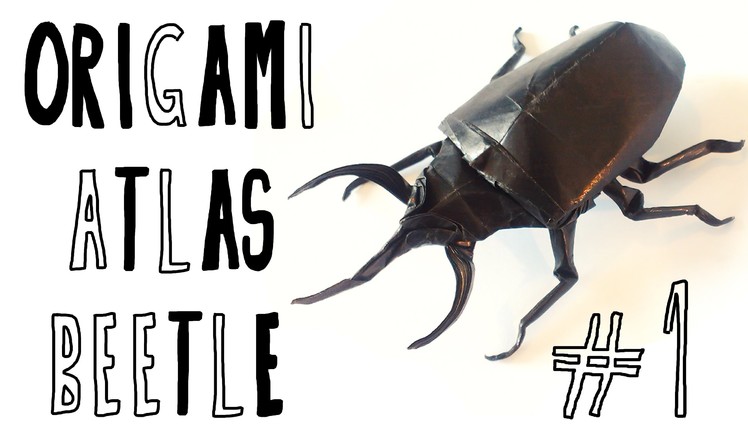 Origami Atlas Beetle (Riccardo Foschi) - Part 1: Base