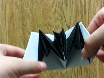 Origami Bat Pop-up Card, Designed By Jeremy Shafer - Not A Tutorial