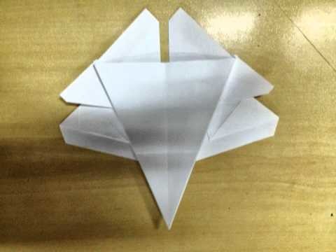 Origami f 22 raptor plane tutorial
