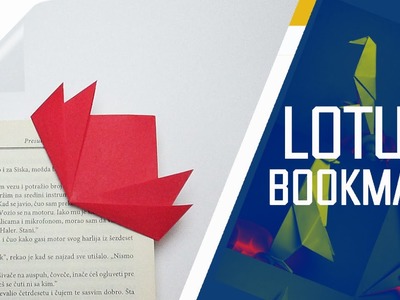 Origami - How To Make An Origami Lotus Bookmark