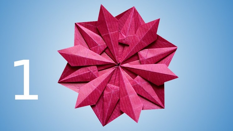 Origami Snowflake (Dáša Ševerová) part 1
