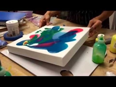 Poured Painting Technique at USF