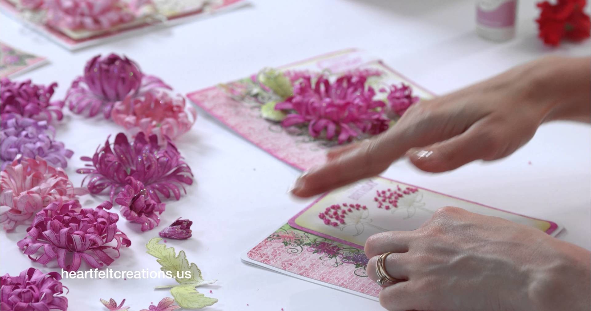 Simple steps to creating a Dimensional Card with the Enchanted Mums
