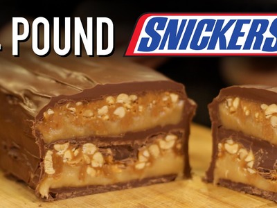 4 Pound Giant Snickers Candy Bar Recipe | HellthyJunkFood
