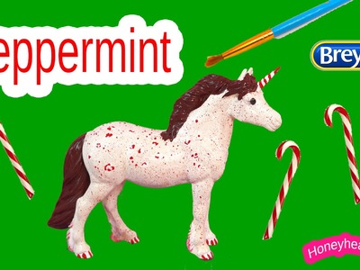 Breyer DIY Custom Holiday Peppermint Bark Stablemates Unicorn Pony How To Do It Yourself Video