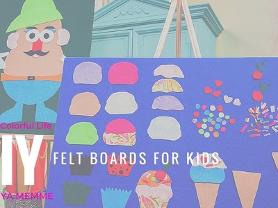 Build your very own felt boards for kids!
