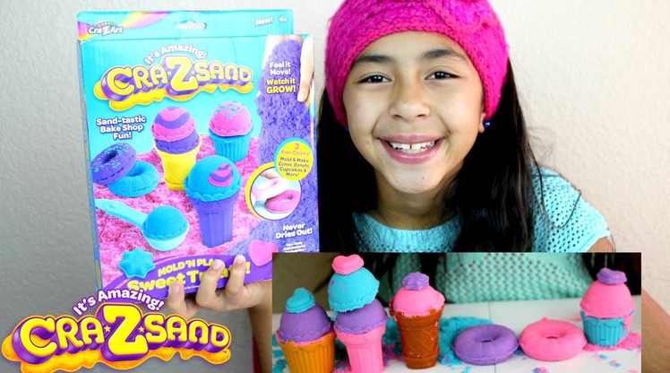 CraZsand Mold N Play Sweet Treats ITS AMAZING REVIEW | B2cutecupcakes