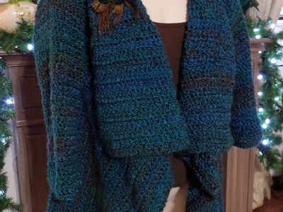 #Crochet Ladies Womens Jacket Coat Cover #TUTORIAL