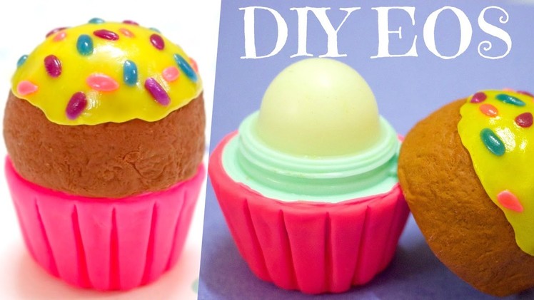 DIY Cupcake EOS Container | How to Make EOS Lip Balm | DIY Christmas Gifts