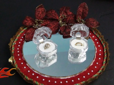 DIY Engagement. Wedding Ring Platter | How to make | JK Wedding Craft 020