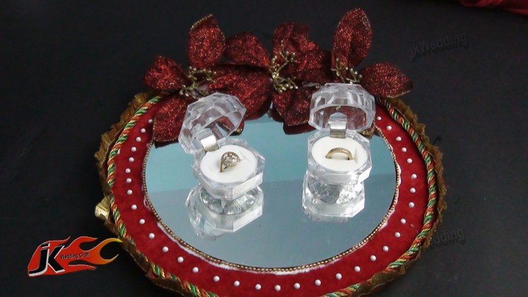 DIY Engagement. Wedding Ring Platter | How to make | JK Wedding Craft 020