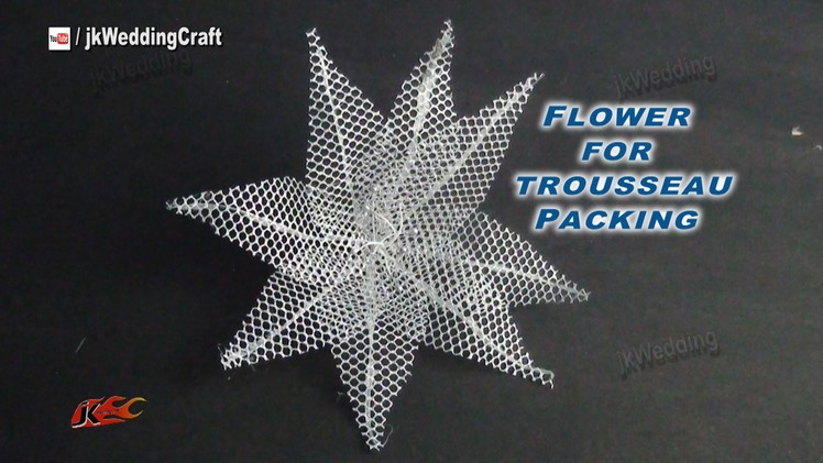 DIY Flower For Trousseau Packing | How to make | JK Wedding Craft 037