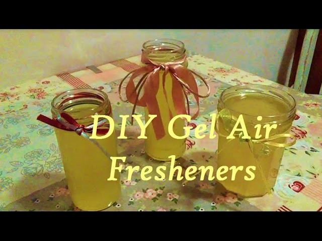 DIY Gel air fresheners - Homemade