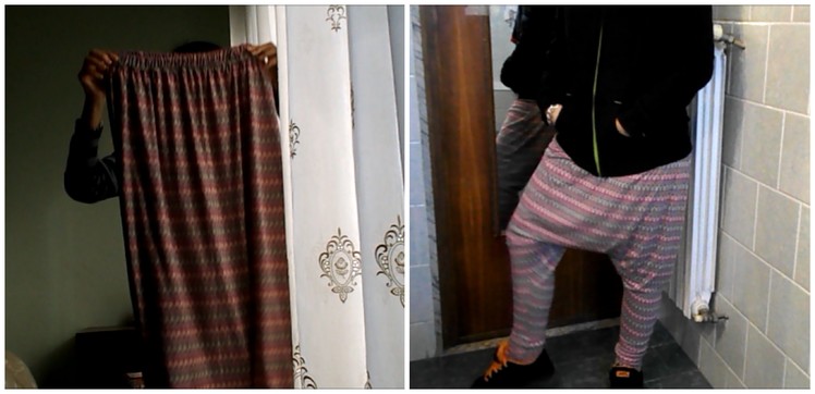 DIY TUTORIAL - Turn your skirt in a harem pants! Trasforma la tua gonna in un pantalone harem!