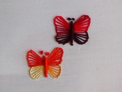 Hand Embroidery: Blanket Stitch (Butterfly Stitch)