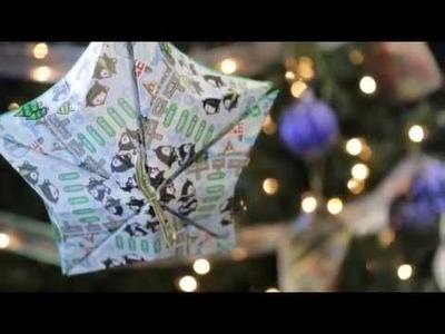 Holiday Origami Ornaments with Scratch & Win Tickets