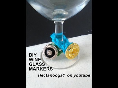 How to CROCHET WINE GLASS MARKERS