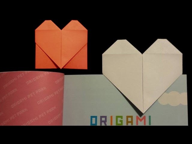 How To Fold: Origami Heart Bookmark