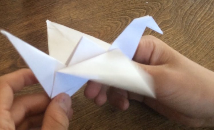 How To Make A Paper Bird That Flaps its wings EASY!