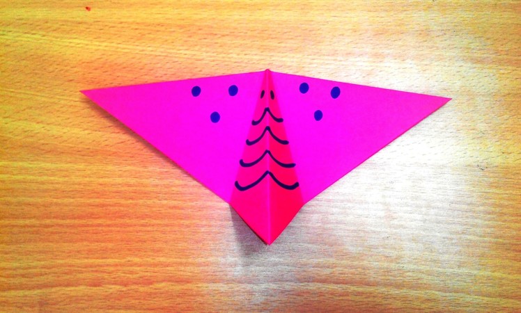 How to make an origami butterfly step by step.