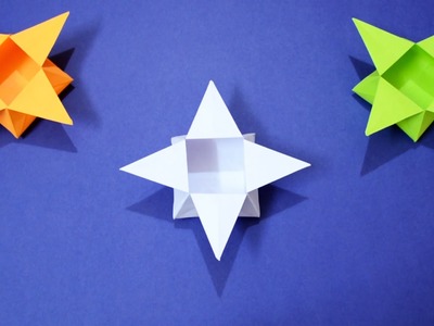 How to make an Origami Star Box - easy star box Tutorial