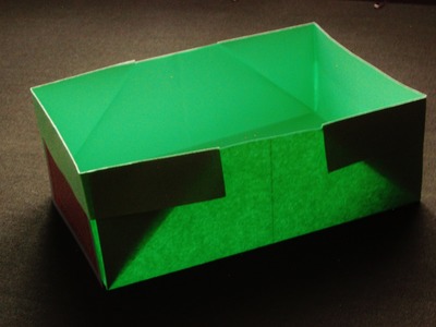 How to make paper box origami