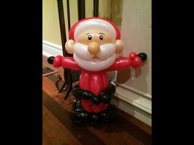 How to make Santa Claus Balloon for Christmas
