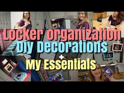 Locker Organization: DIY Decorations + My Essentials!!. Kat Winslow